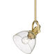 Hines 1 Light 7 inch Brushed Champagne Bronze Mini Pendant Ceiling Light